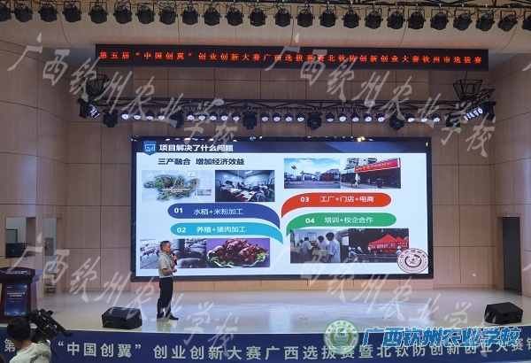 我校专业教师团队在第五届“中国创翼”创新创业广西选拔赛 钦州赛区获佳绩