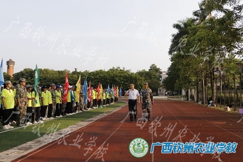 军训系列报道八： 军训会操展风采 英姿飒爽现青春