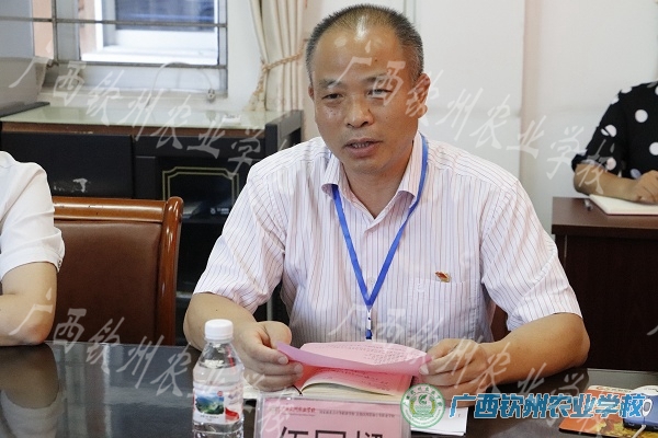 筑安全壁垒 创平安校园—钦州市教育局专家组来校开展实训室安全实地检查