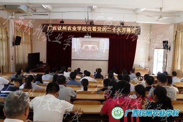 历史性的时刻，我们共同见证——我校师生收听收看党的二十大开幕会盛况