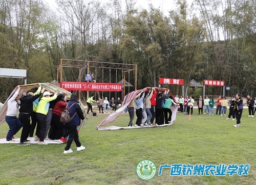 “精彩三月 活力绽放” ——我校女教职工开展庆祝“三·八”国际妇女节户外拓展活动