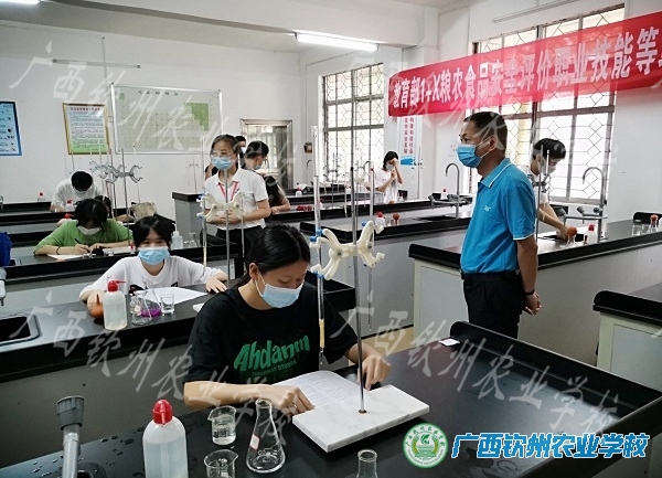 粮农食品安全证  钦农考点今开考——2022年1+X粮农食品安全评价职业技能等级证书考试，广西钦州农业学校考点于小满日顺利开考。