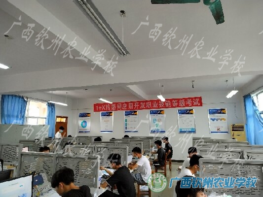 我校进行“1+X”传感网技能等级证书考试
