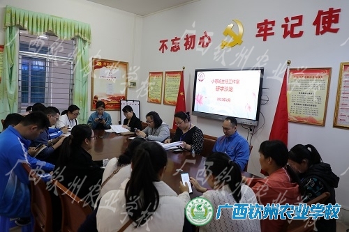 靠紧抱团   共同成长 ——我校自治区级中等职业学校小荷班主任工作室开展研学沙龙