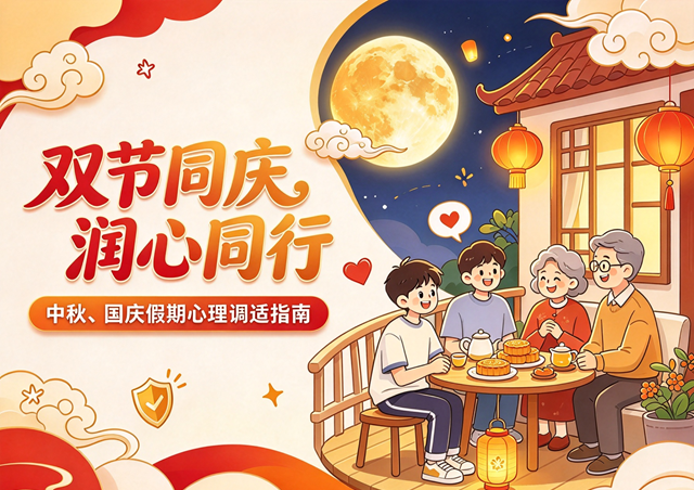 【家校共育】双节同庆，润心同行 ——2026年中秋、国庆假期心理调适指南