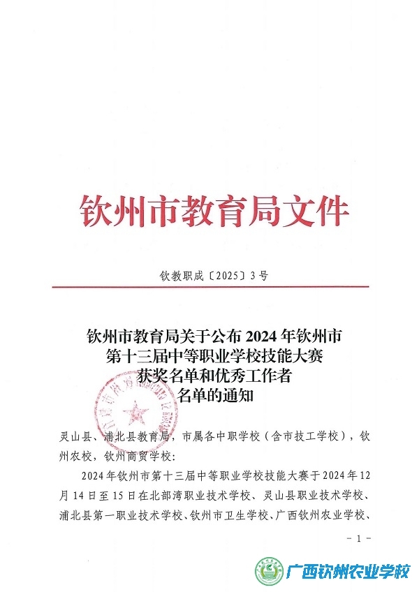 喜讯：我校在市第十三届中等职业学校学生技能大赛中喜获佳绩